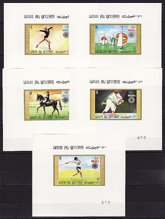 Умм-Аль-Кайван, 1971, Летние Олимпийские игры Мюнхен 1972, Виды спорта, 10 люксблоков без зубцов